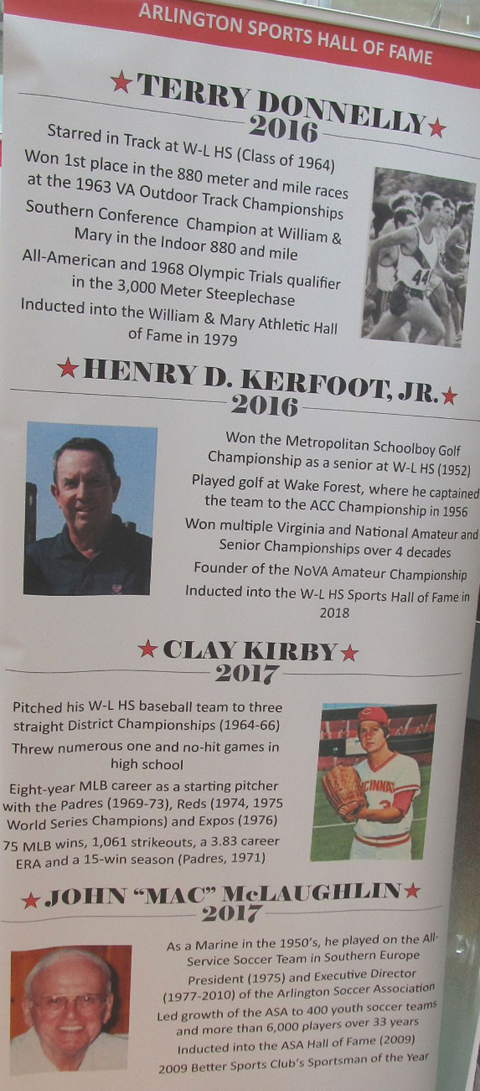 Arlington Sports Hall of Fame 16